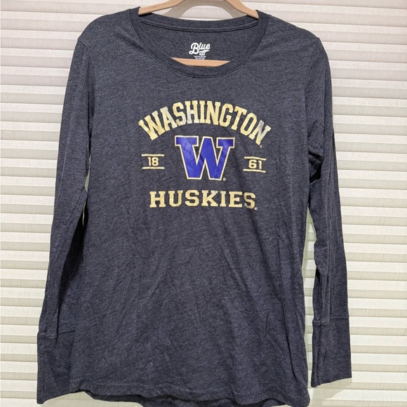 University of Washington Huskies Men's Gray Shirt - Picture 2 of 2